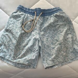 Fair Harbor Light Blue Swim Trunks